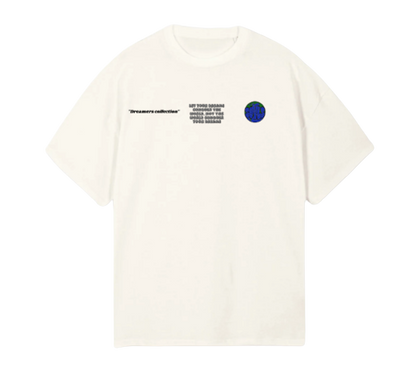 Cream "Let your dreams conquer the world" tee