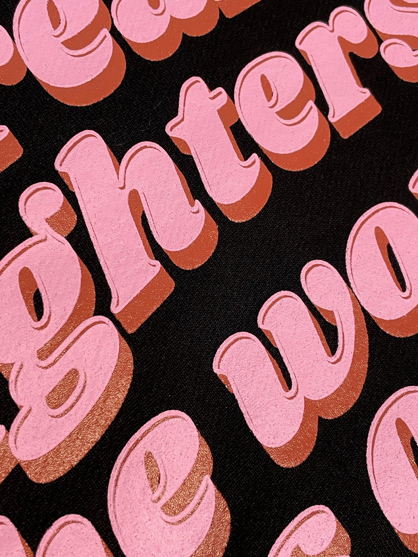 Black "Feel Human" hoodie