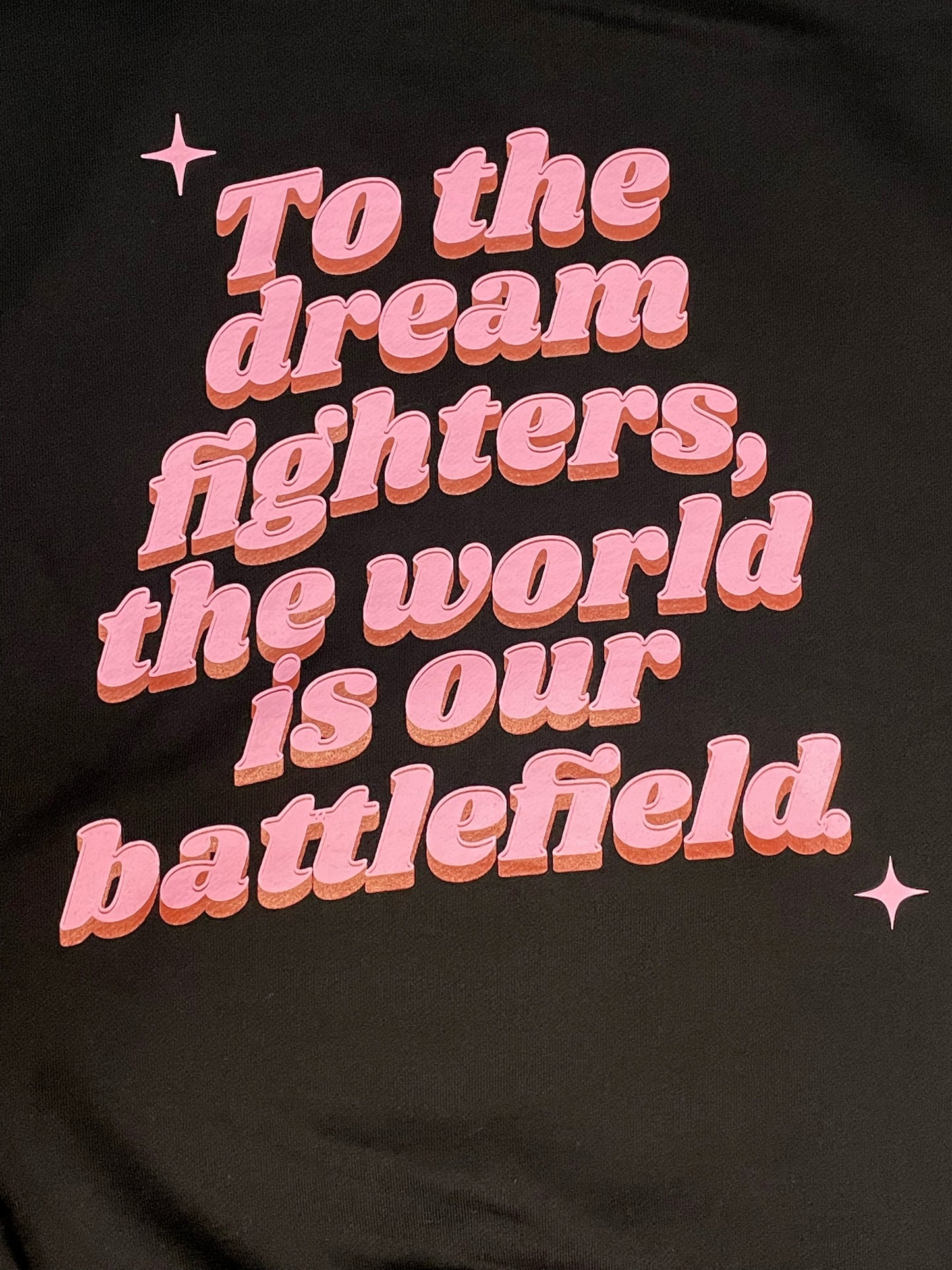 Black "Feel Human" hoodie