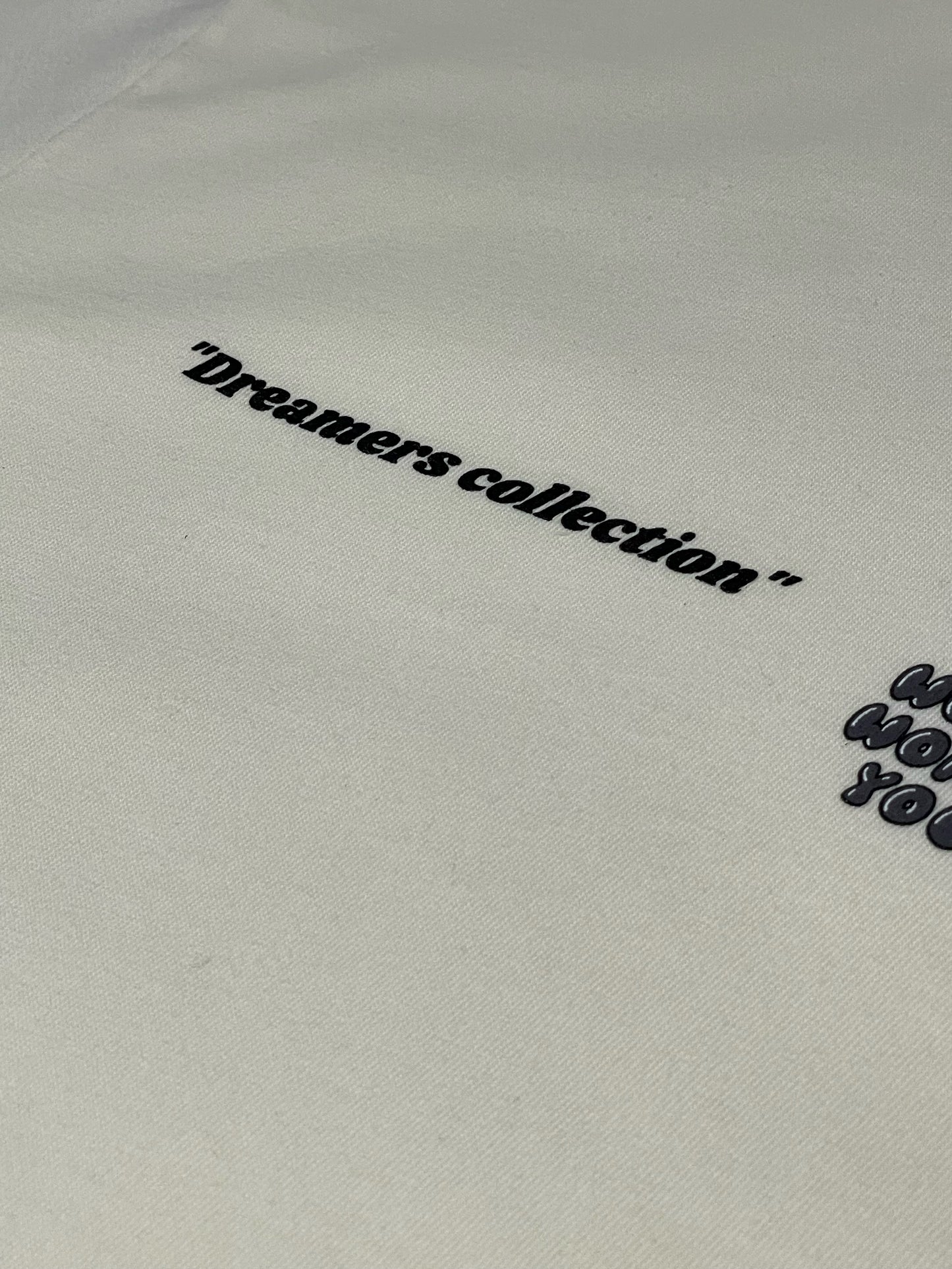 Cream "Let your dreams conquer the world" tee